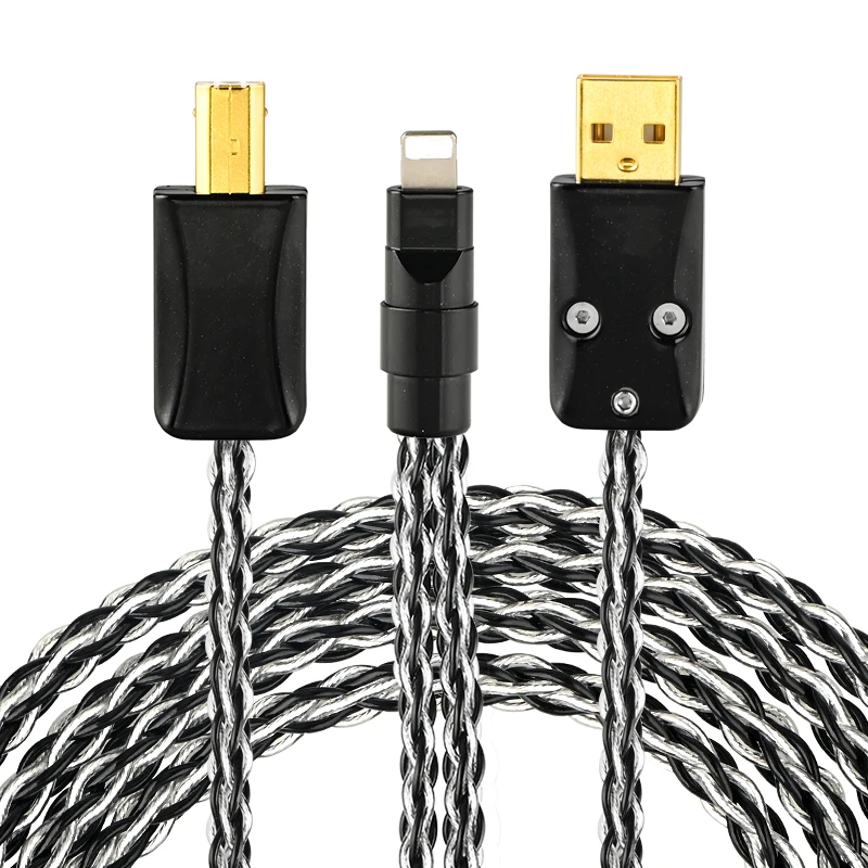 

Посеребренный кабель USB Type-C Lightning для зарядки