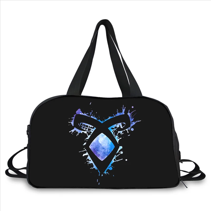 Shadowhunters 3D printing fashion trend portable large capacity multi-function messenger bag travel bag