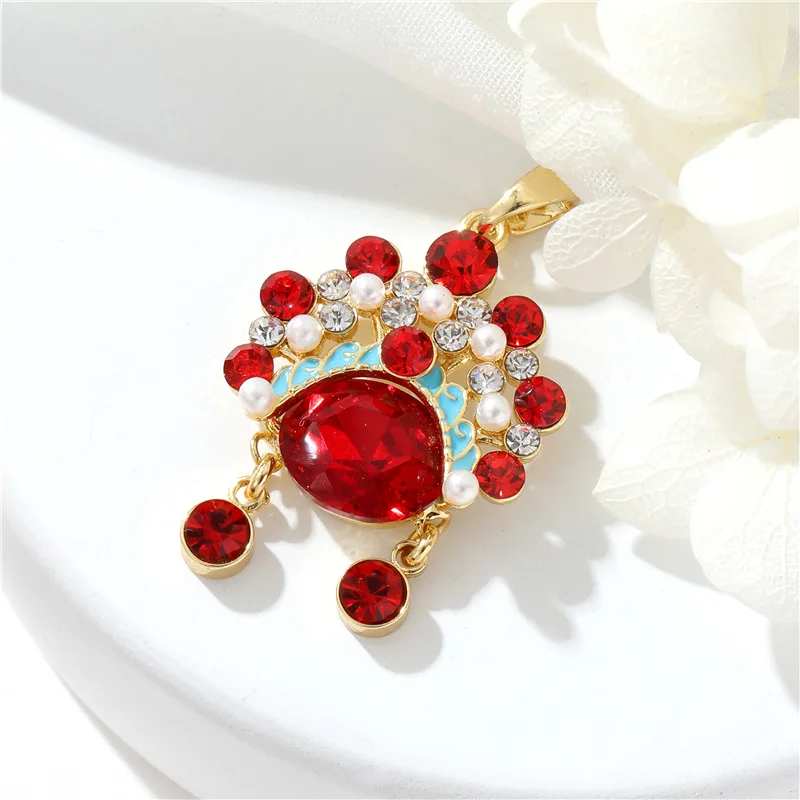 Ретро Пекинская опера макияж для лица меч Dan Culture ожерелье кулон китайское колье