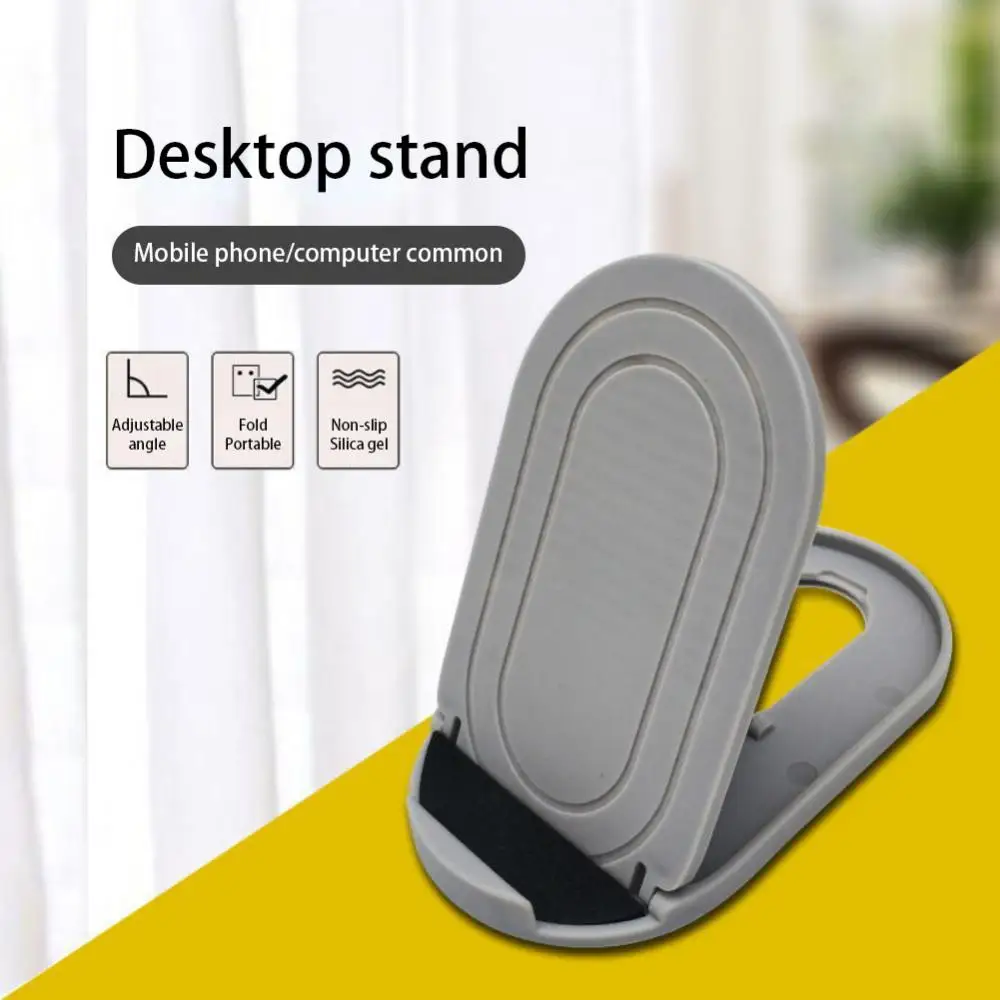 

Plastic Phone Stand Portable Folding Mobile Phone Support Multi-functional Phone Accessories Smartphone Mount Adjustable