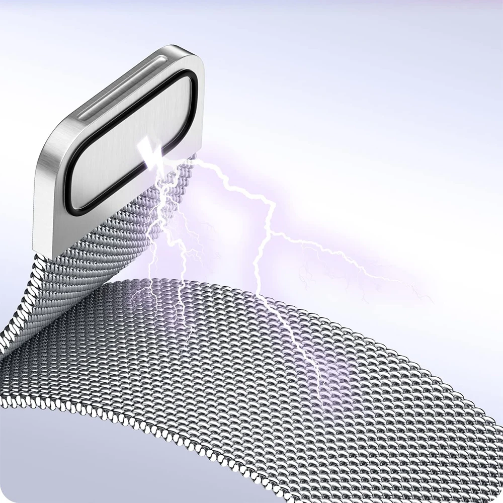 No Gaps Band For Samsung Galaxy Watch 4/5/5 pro 44mm 40mm 45mm 20mm Milanese Loop Bracelet Galaxy Watch4 classic 46mm 42mm Band