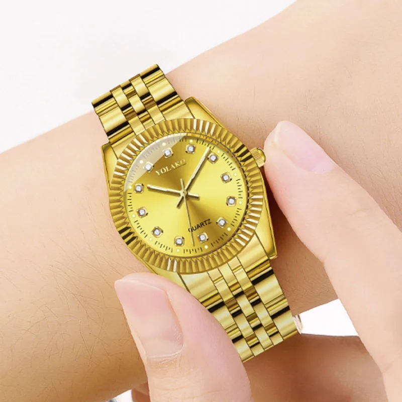 RXL Women Brand Quartz Watch Valentine Gift Clock Watches Ladies Diamond Wristwatches Stainless Steel