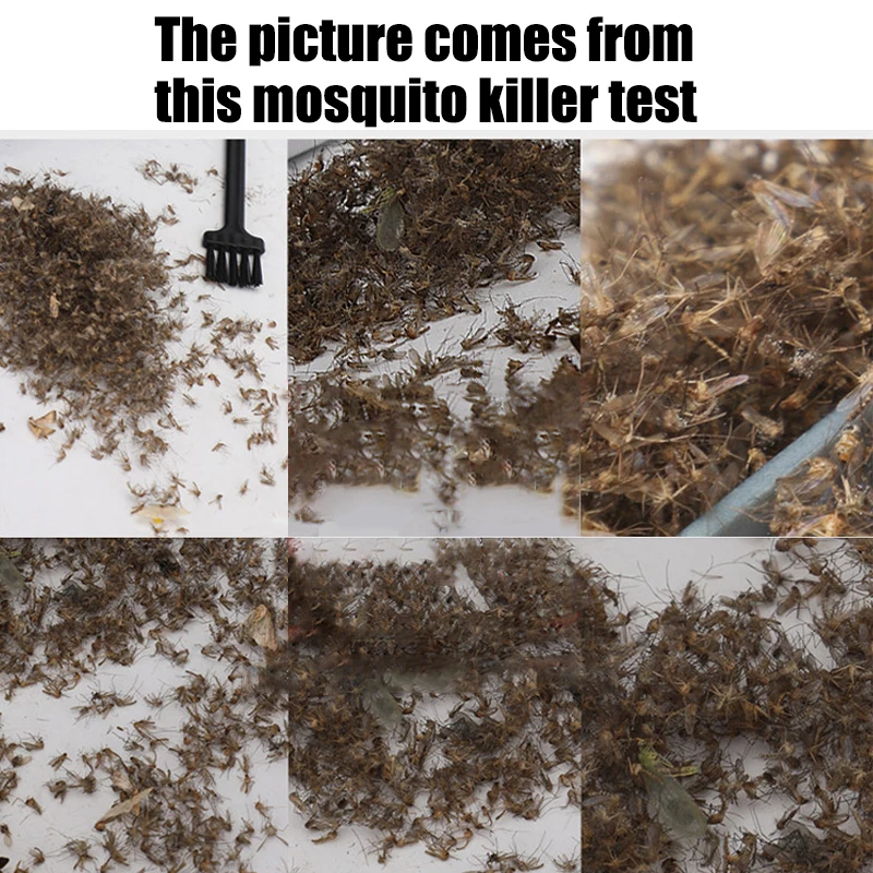 Лампа-ловушка для комаров фотокатализатор с электрическим током уничтожения