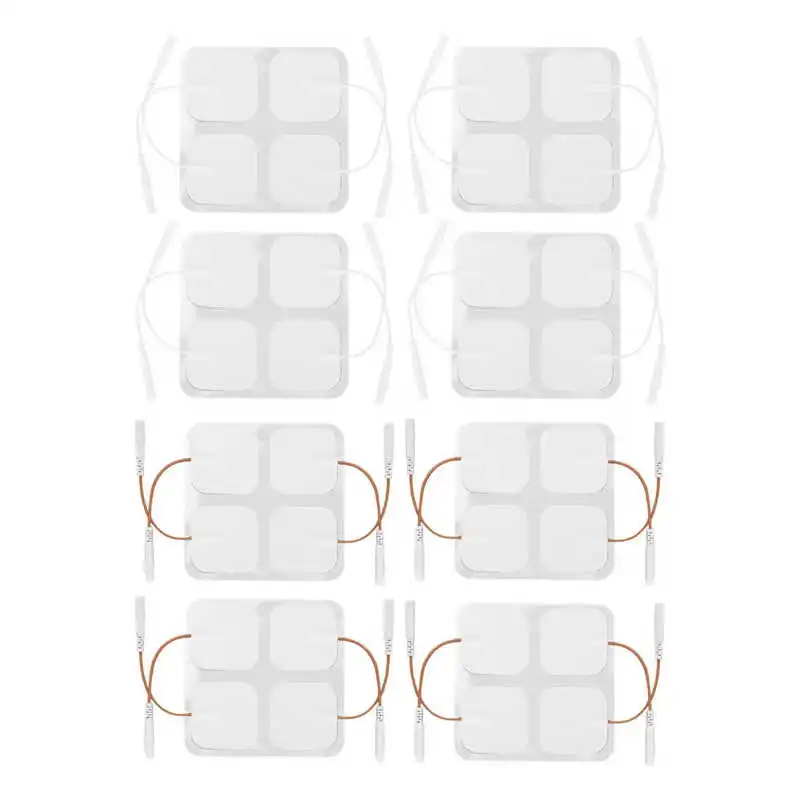 

Replacement Electrode Pad Self Adhesive Portable Soft Square Electrode Patch Reusable for Neck Back for TENS Machine