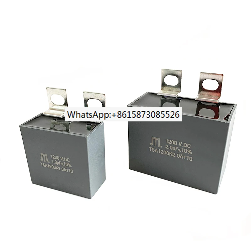 

1200V1.0 1.5 2.0 2.5 3.0UF Block High Voltage Non-inductive Film Capacitor IGBT Surge Absorption