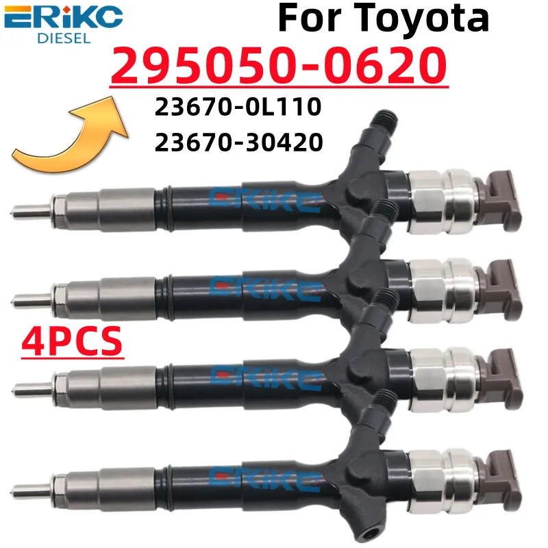 295050 -0620 Форсунка Common Rail 236700 L110 2367030420 Для DENSO Toyota 23670-0L110 23670-30420