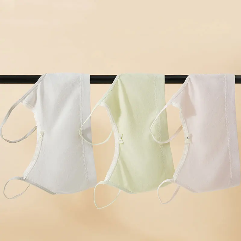 

Breathable Comfortable Underwear Women Thin Section Student High School Seamless Girl Bra Push Up Bra Without Bracket Modal Bra