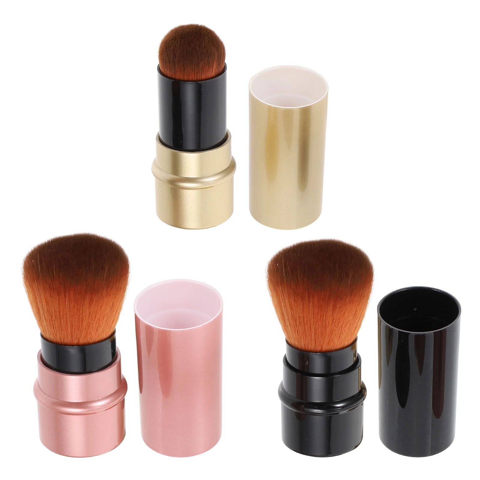 

Retractable Blush Brush Loose Women Makeup Accessory Telescopic