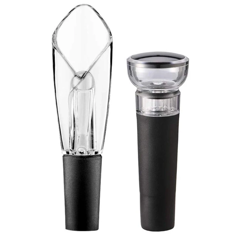 

Vacuum Stopper And Wine Aerator & Pourer Vacuum Saver Pump Wine Preserver Air Pump Stopper Vacuum Sealed Saver Bottle Stoppers D