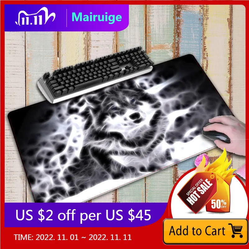 

Большой резиновый игровой коврик Mairuige для клавиатуры, игровой планшет, коврик для мыши, коврик для мыши для геймеров