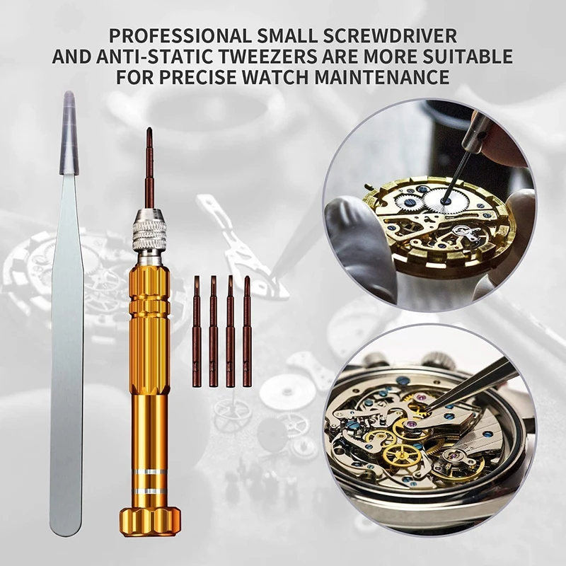 Watch Repair Kit, 149 PCS Watch Battery Replacement Tool, Watch Band Repair Tool, Watch Spring Bar Tool Set