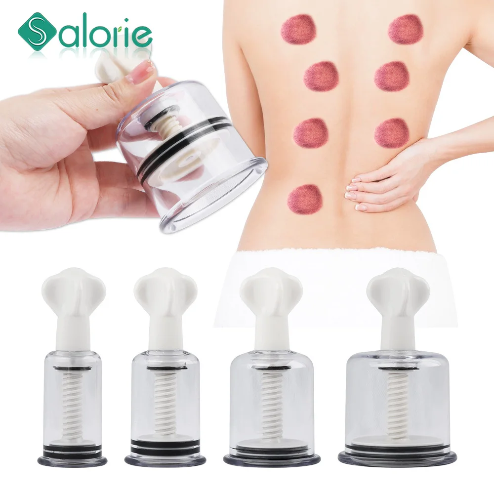 

1pcs Suction Cup Cupping Cans Massage Cans Vacuum Therapy Jars Plastic Massager Anti Cellulite Nipple Enlarger