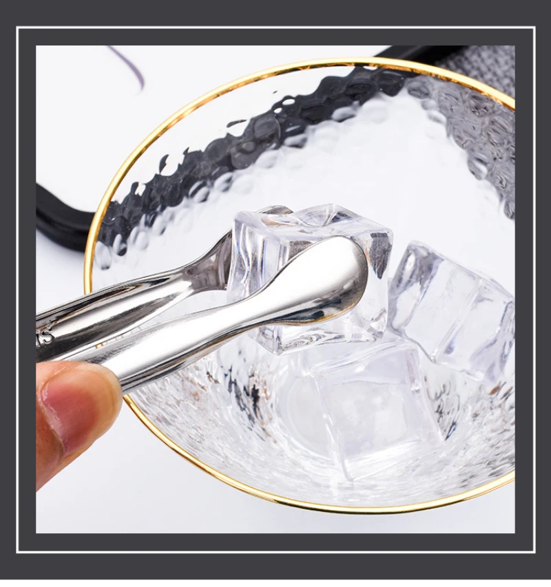 Зажим для льда из нержавеющей стали щипцы зажим хлеба пищи барбекю инструмент