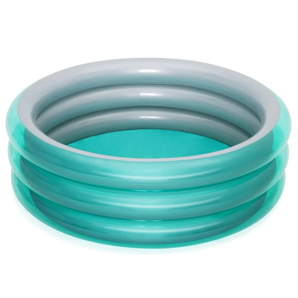 

Big Metallic 3-Ring Inflatable Pool (5’7” Diameter)