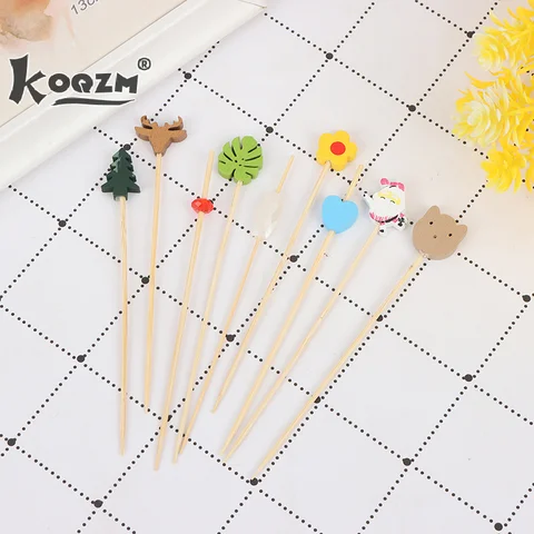 Бамбуковые шпажки для фруктов