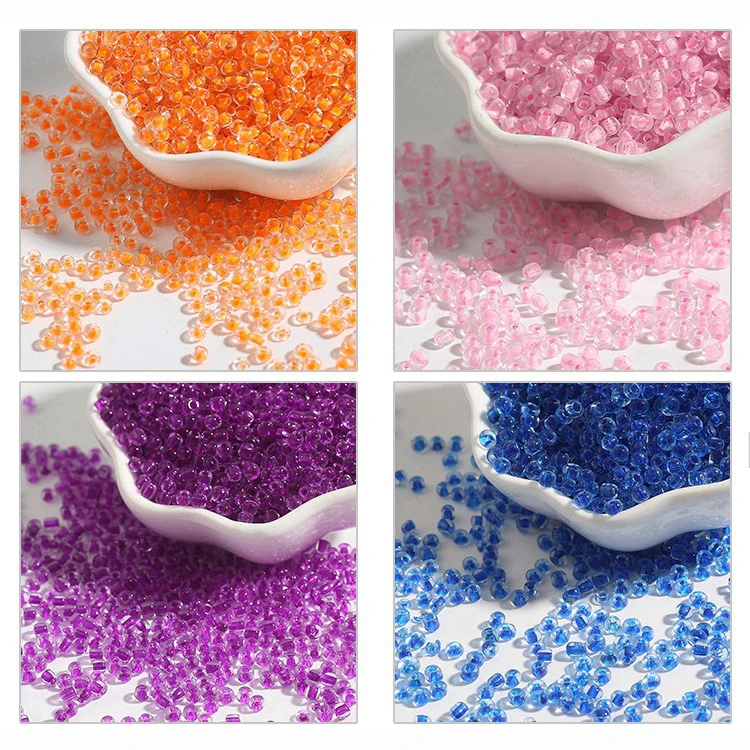 

2-4mm 10g/bag Czech Glass Loose Seed Beads Color chip Cute Mini Beads DIY for Jewelry Making Necklace Bracelet Pendant
