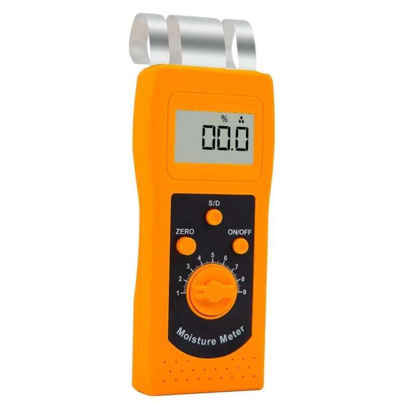 

LCD Digital Moisture Tester Meter Analyzer for Textile Cotton Clothes Yarn Wool