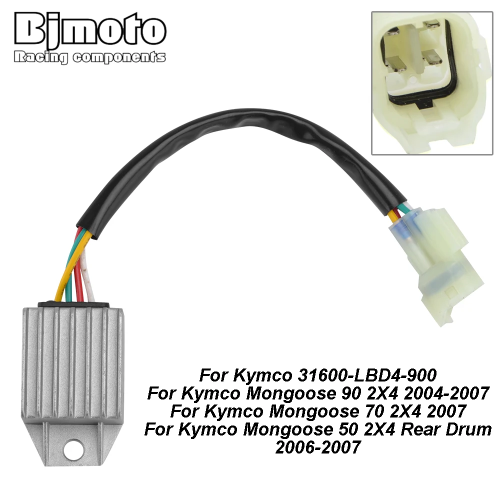 

Выпрямитель напряжения для мотоцикла Kymco Mongoose 90 2X4 2004-2007 Mongoose 50 2X4 задний барабан 2006-2007 31600-LBD4-900