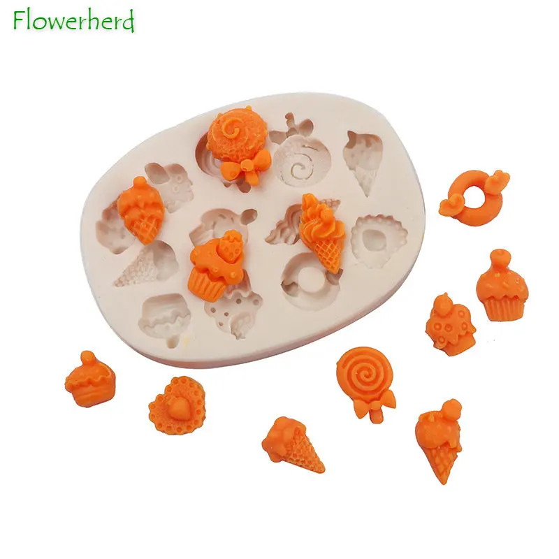 

Butterfly Tie Bow Drip Epoxy Resin Mold Lollipop Donut Cone Fondant Cake Mold Candy Chocolate Silicone Bakeware Baking Tools