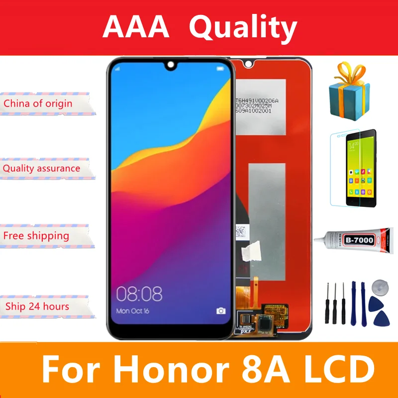 

100% Original Display For Huawei Honor Play 8A LCD Screen For Honor8A LCD Screen With Frame JAT-L09,JAT-L29,JAT-AL00,JAT-TL00