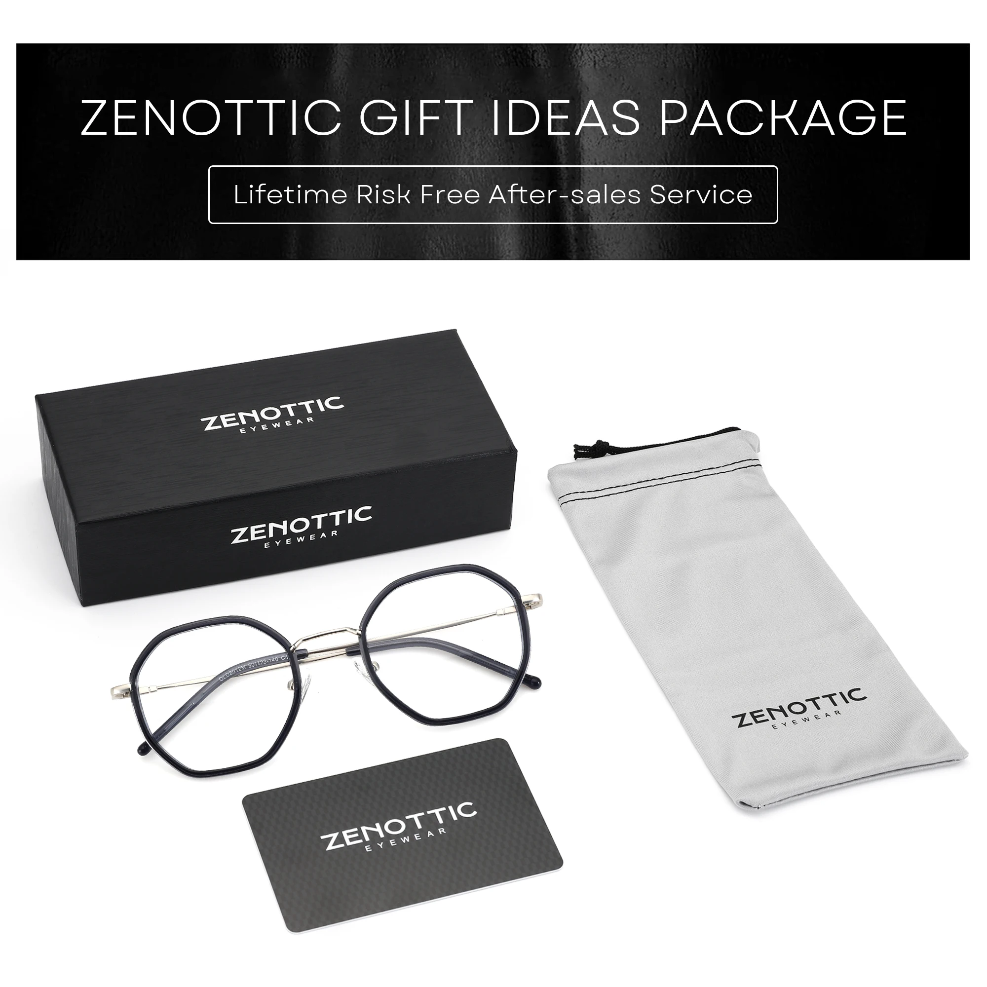 ZENOTTIC Модные ацетатные оптические оправы ручной работы Круглые очки унисекс