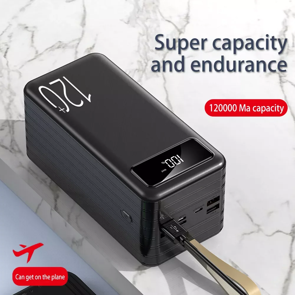 

NEW2023 2023 latest fast charging 120000mAh pack large capacity mobile 5V3A fast charging