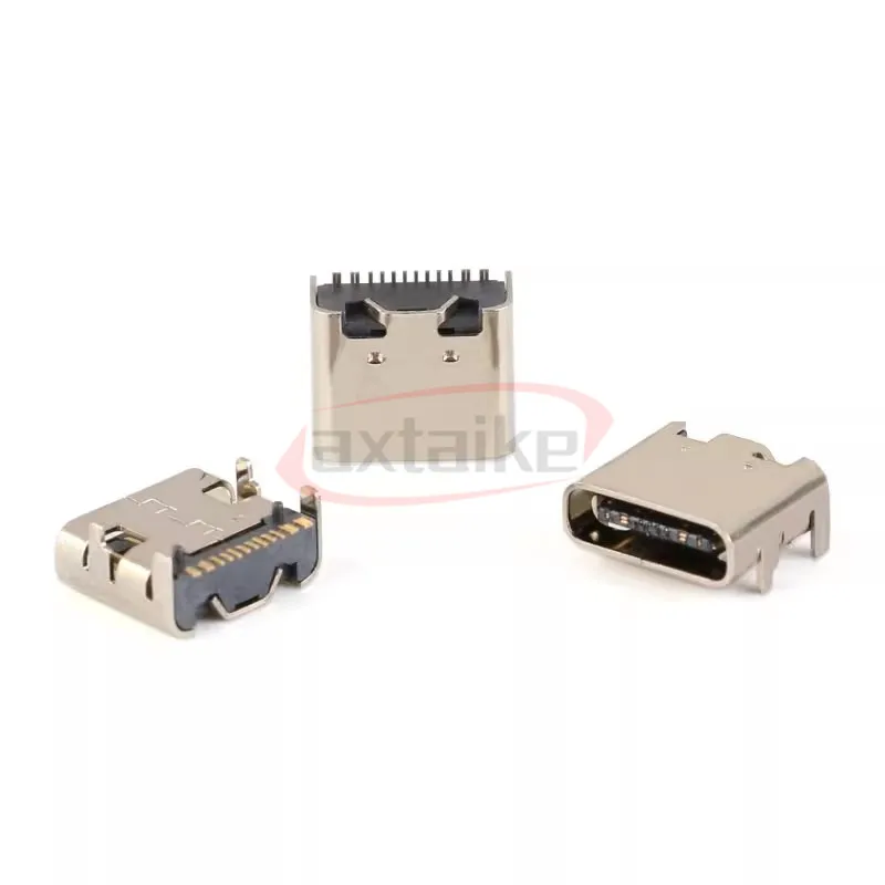 102050 шт. USB-C Type-c 6-контактный 16-контактный разъем «гнездо» Порт зарядки Передача данных SMD USB 3.1 Разъем SMT для пайки печатных плат (art.: 3920cd30094a2) - 3920cd30094a2