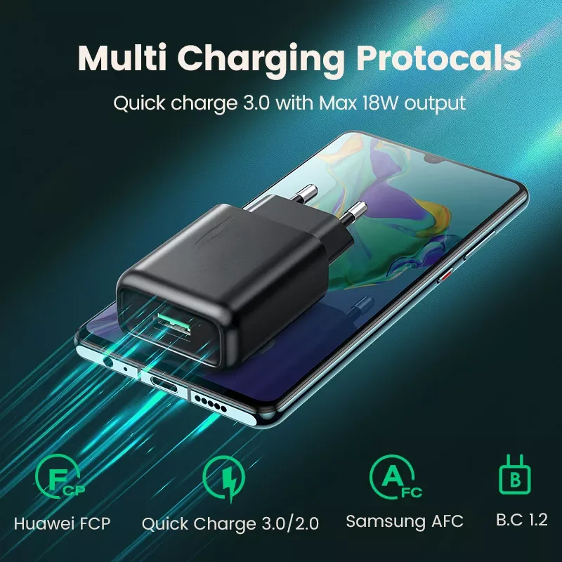 

Быстрое зарядное устройство USB 3,0 QC 18 Вт, зарядное устройство USB QC3.0, быстрое настенное зарядное устройство, быстрое зарядное устройство s10