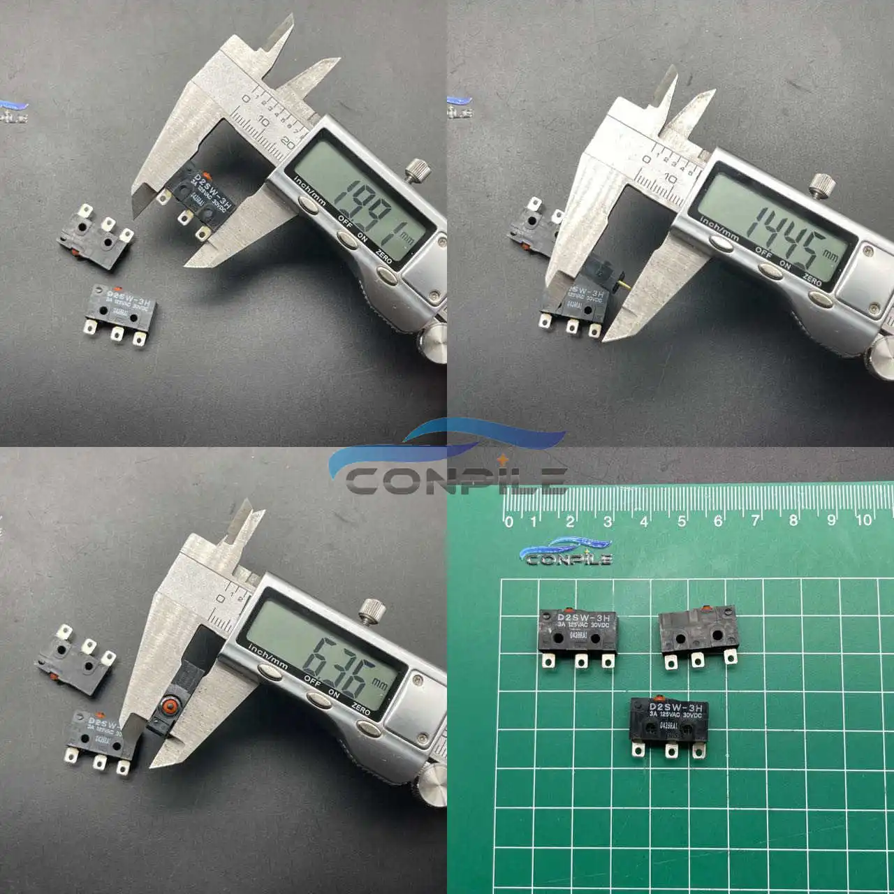 

3pcs micro switch D2SW-01H waterproof car door lock