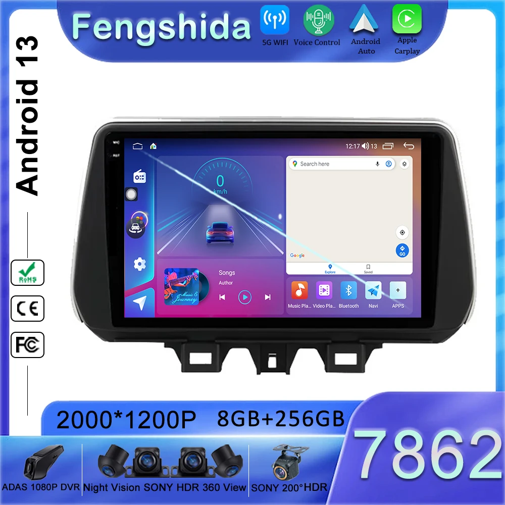 7862 ЦП для Hyundai Tucson 2018 2019 мультимедийный плеер стерео головное устройство