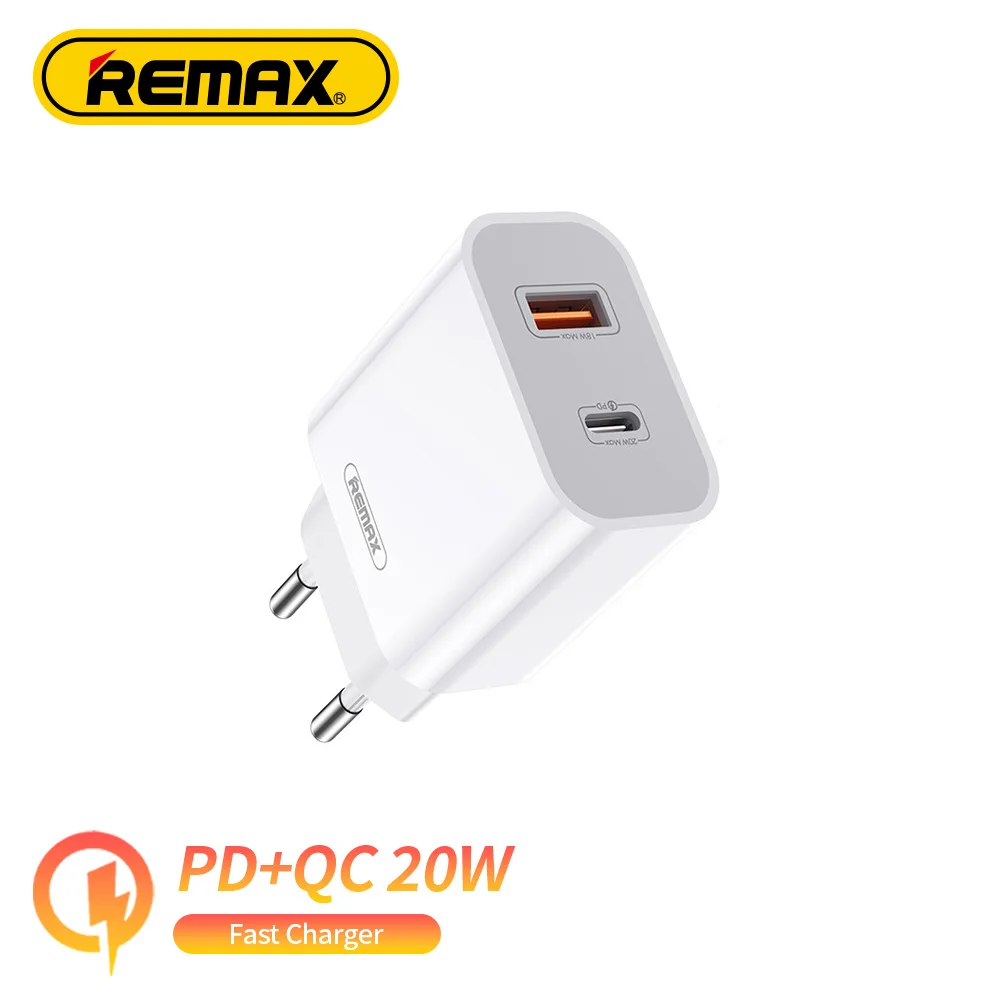 

Зарядное устройство Remax, 20 Вт, USB Type C, быстрая зарядка, для iPhone, Huawei, Xiaomi