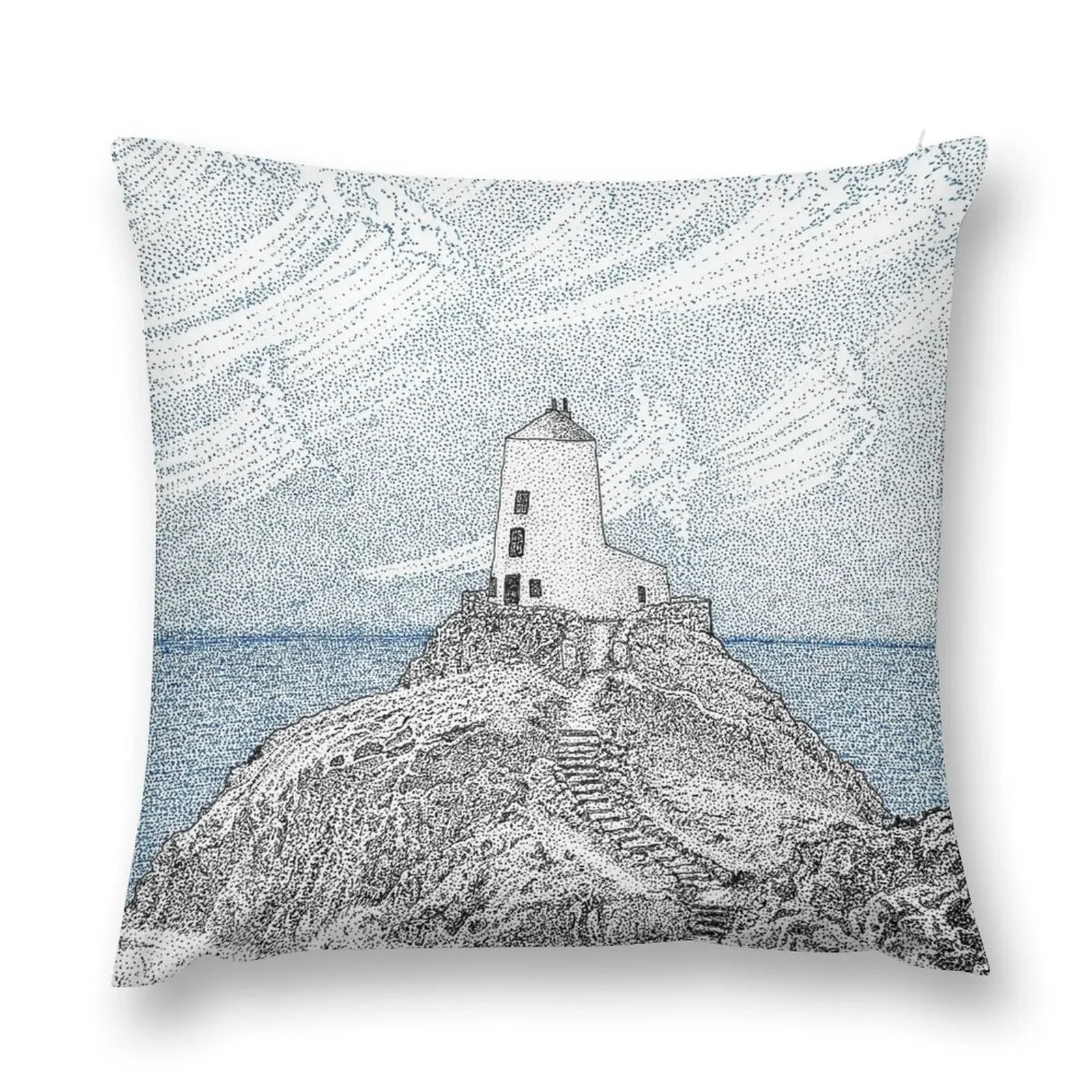 Ynys Llanddwyn Lighthouse Throw Наволочки для подушек Осенняя декоративная подушка