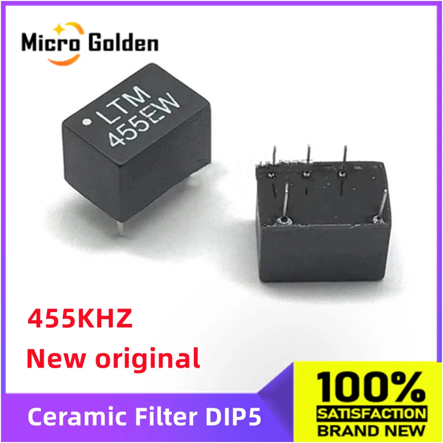 (10-50 шт.) LTM455EW 455 кГц CFWM455EW устройство связи с керамическим фильтром внутренней связи 5 контактов 2 + 3 5DIP 455 кГц новый оригинальный