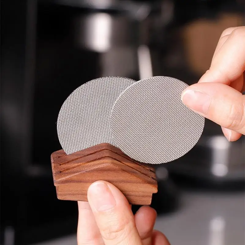 Сетчатый фильтр для кофе многоразовый держатель кофемашины эспрессо орехового