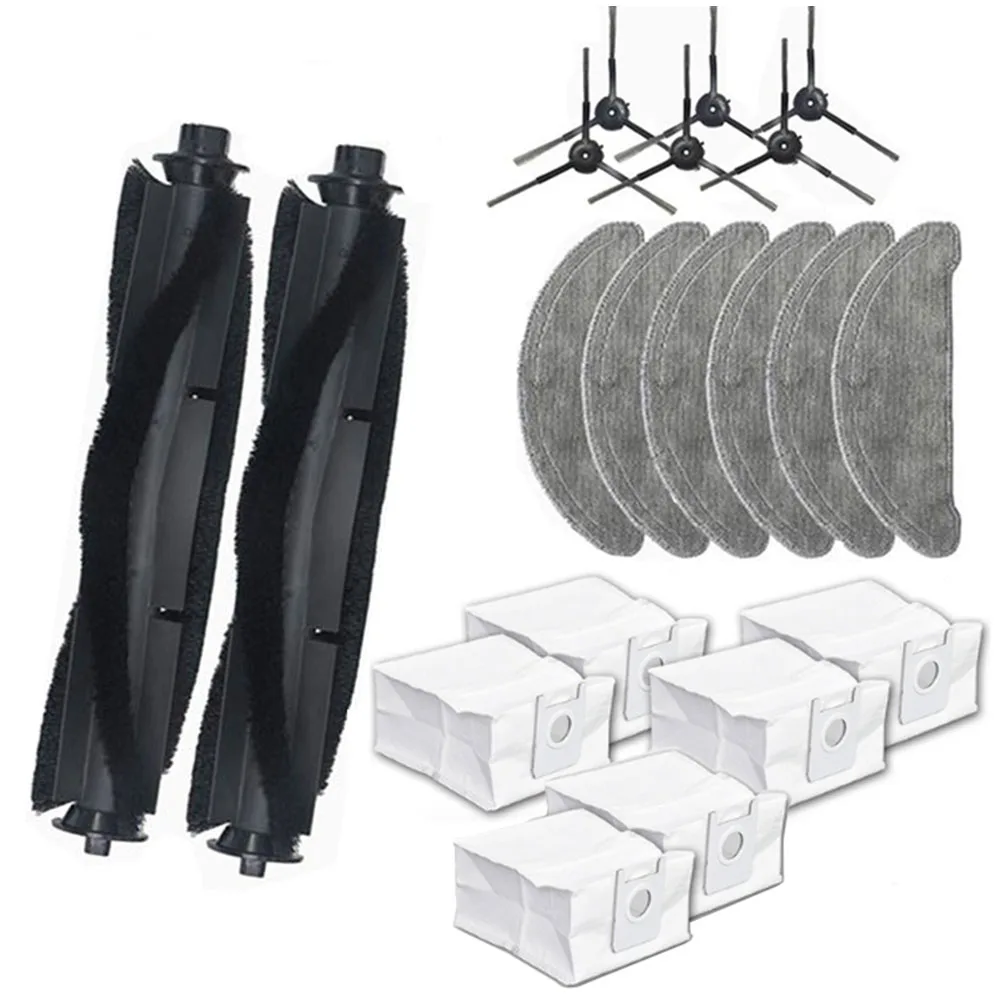 

Roller Main Brush Mops Cloths Dust Bags Side Brush Mops for Xiaomi ROIDMI EVE Plus Robot Vacuum Cleaner Accessories