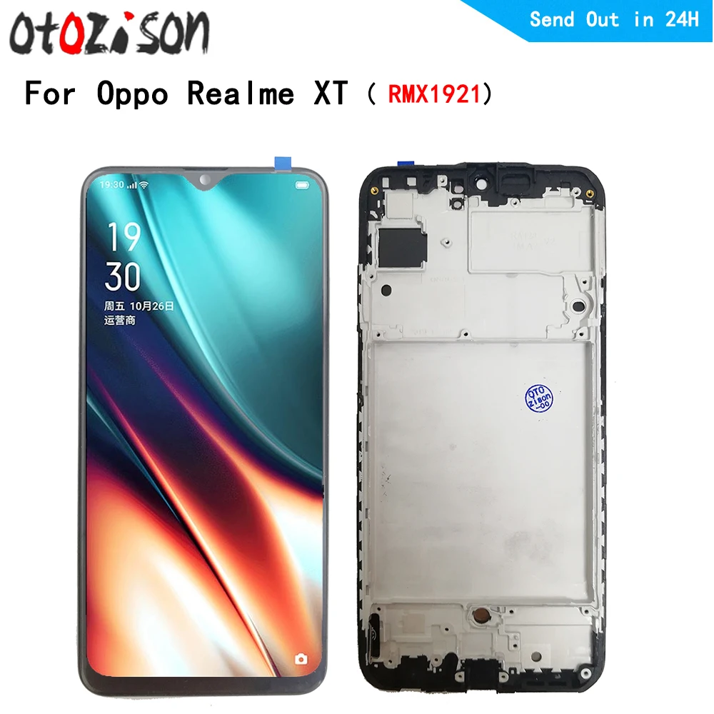 AMOLED-экран 6 4 дюйма для Oppo Realme XT (2019) RMX1921 ЖК-дисплей экран сенсорная панель