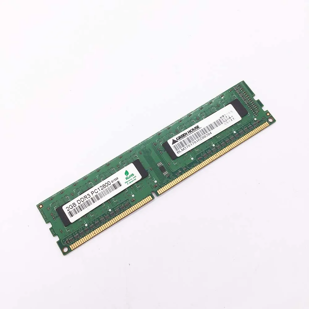 

Memory SDRAM DDR3 2GB 13333MHz 2GX16 G130073430B Desktop RAM Fits For GreenHouse 12800R-2G