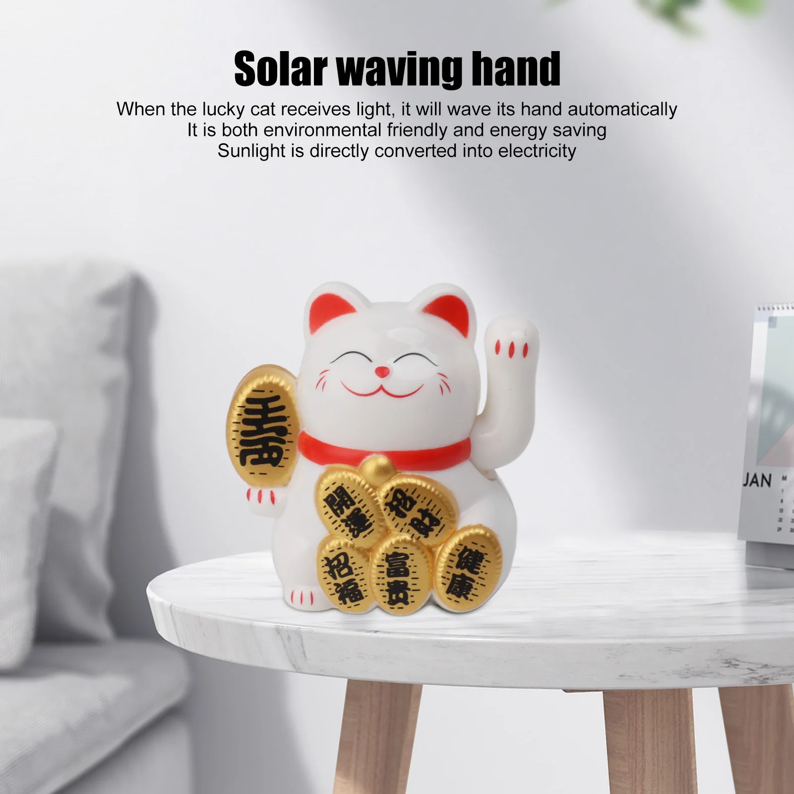 Милая Мини-кошка на солнечной батарее 2 дюйма