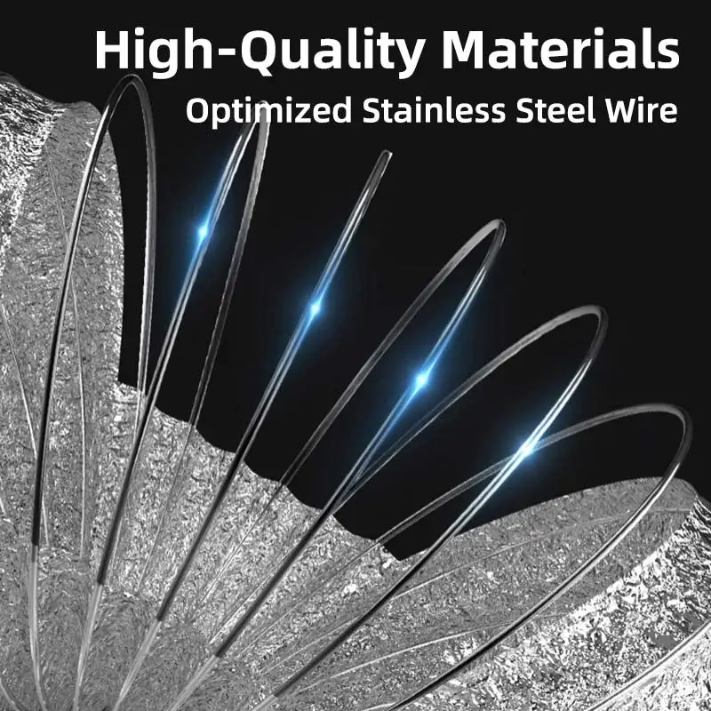 Гибкий алюминиевый воздуховод для вентиляции