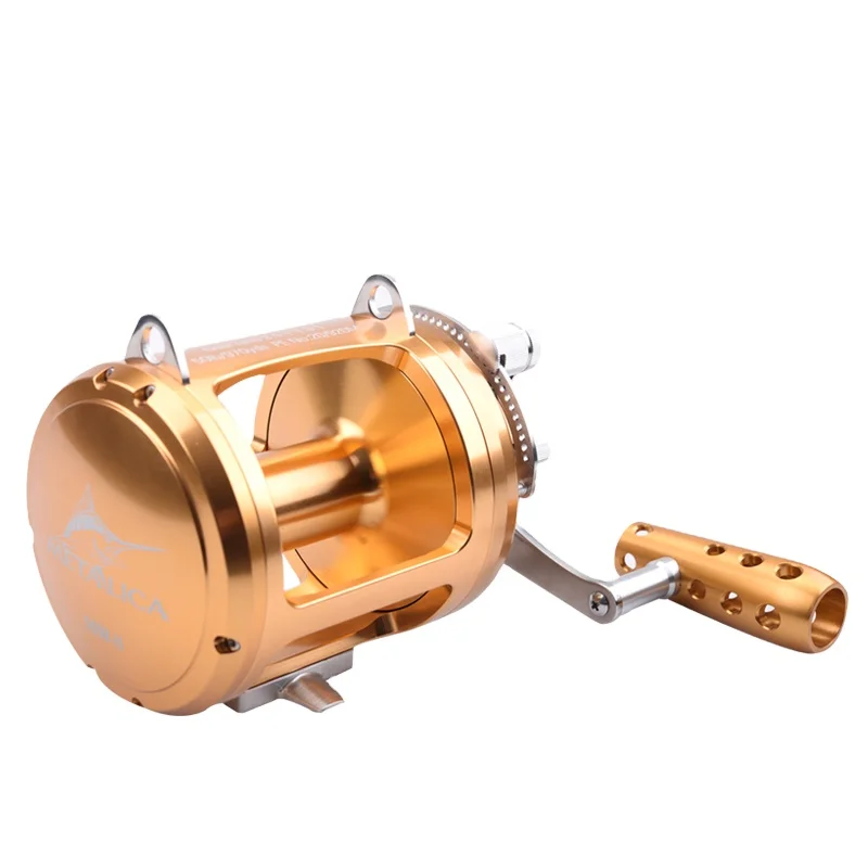 Cnc Machined Game Reels Saltwater Sea Fishing 80w 50w 30w Trolling 8+1bb 28-45kg Max Drag