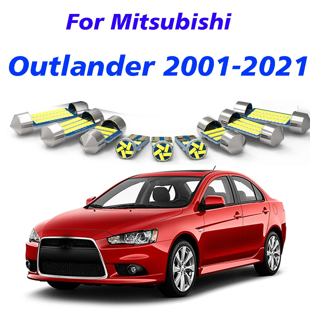 

Внутренний светодиод для Mitsubishi Outlander 1 2 3 I II III 2001-2017 2018 2019 2020 2021 Canbus автомобильная лампа купольная карта