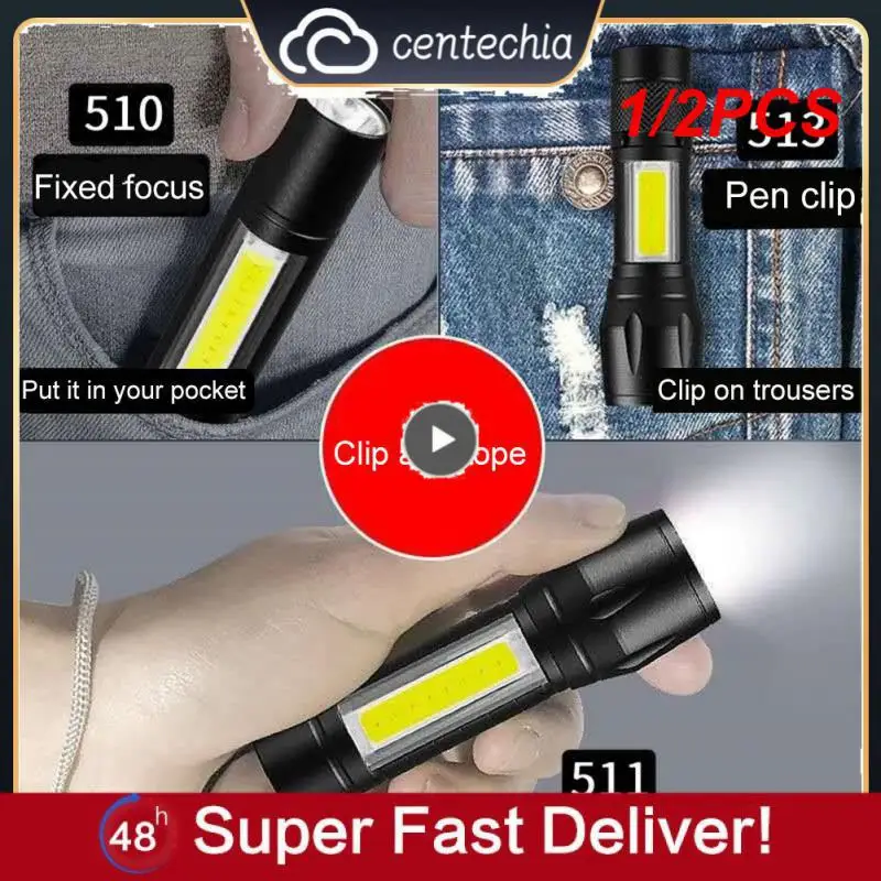 

1/2 шт., светодиодный мини-фонарик