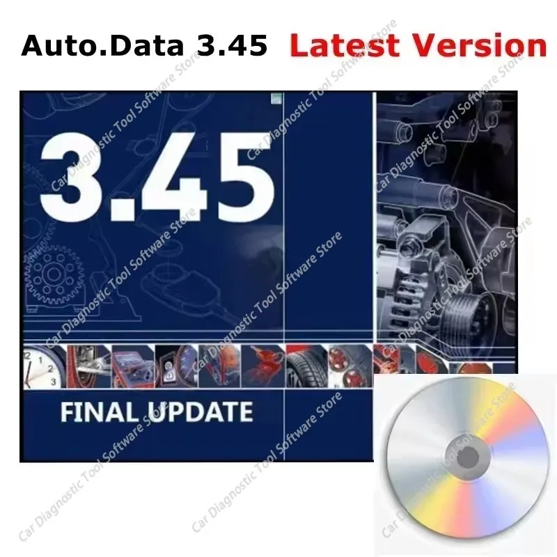 Фото Программное обеспечение AutoData 3.45 Drive для авторемонта 2024 года - Мультиязычные схемы подключения, видеоуроки по установке данных - Горячая распродажа №2