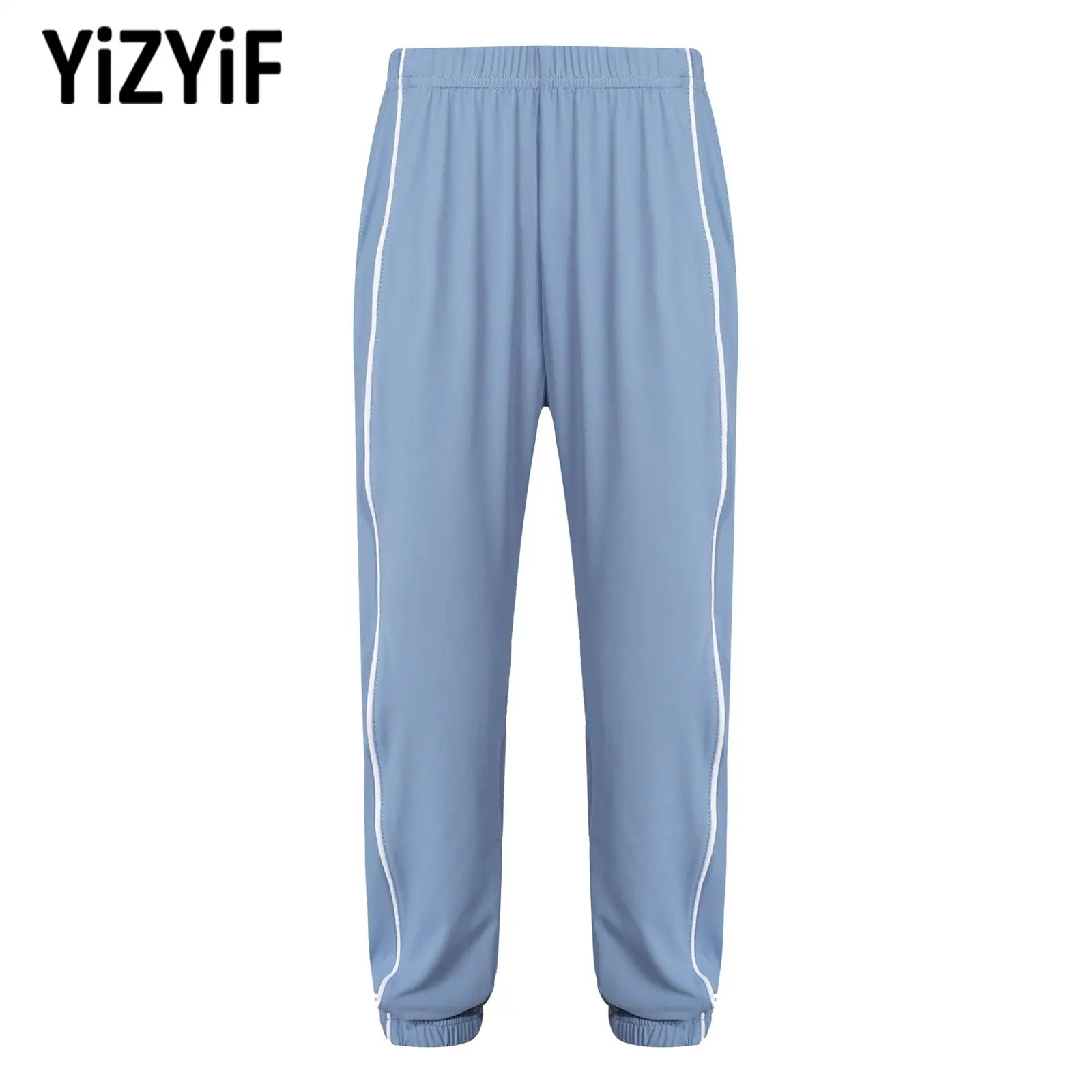 

Kids Boys Girls Sport Pants Fashion High Waist Elastic Waistband Sweatpants with Pockets for Workout Running Jogging