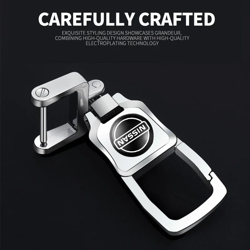 1 шт. 3D металлический автомобильный Стайлинг брелок для ключей с кольцом Nissan Qashqai X