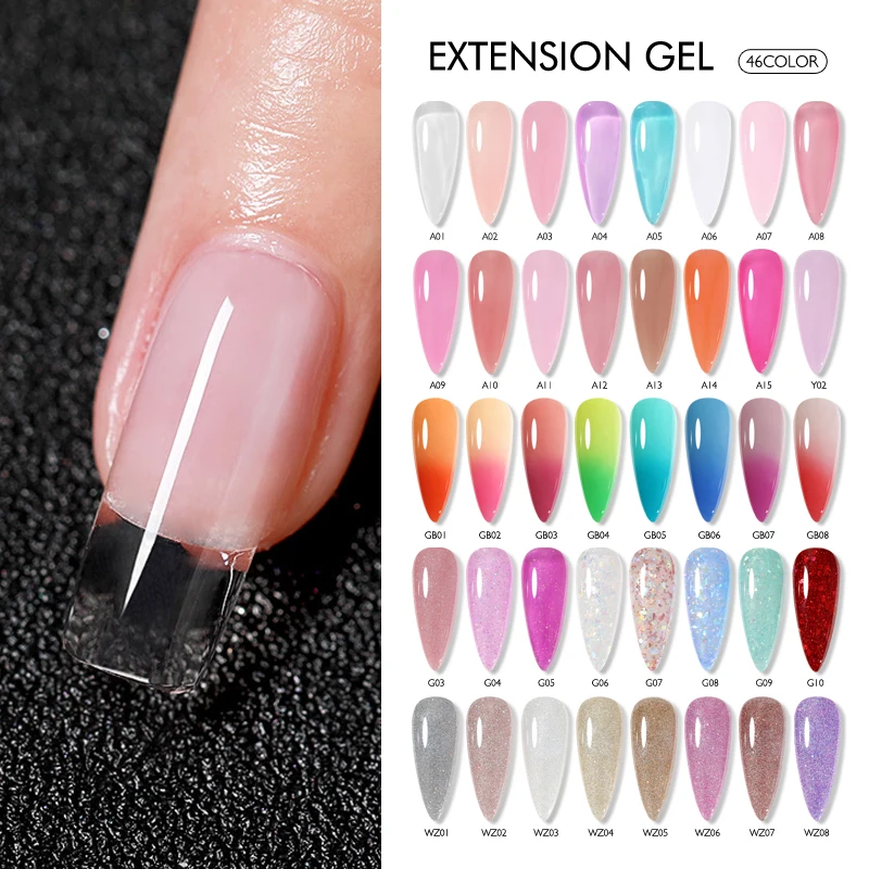 

Многоцветный высококачественный гель для наращивания ногтей CHUNSHU, 30 мл, полуперманентный твердый гель для профессиональных салонов красоты