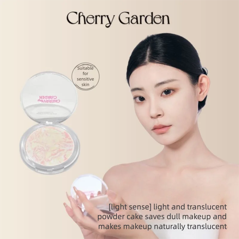 Фото Cherry Garden/cg Nebula Light Полупрозрачный мясной порошок с пятью цветами Торт Контроль масла Установка Осветление макияжа Новый продукт №1