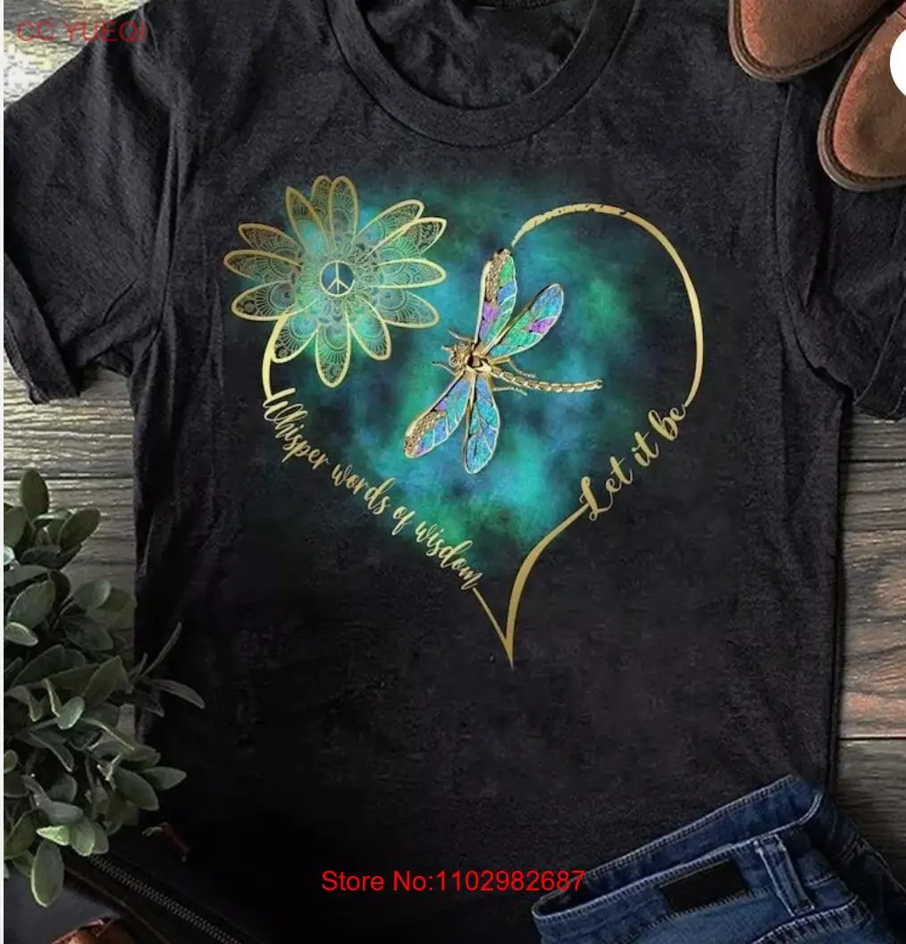 Шепот слова мудрости let peace signal it be Футболка-рубашка хиппи Hippi