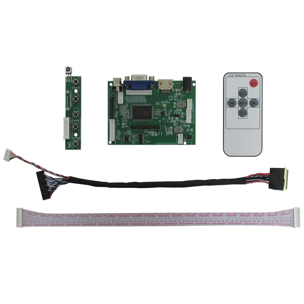 For 14 Inches HSD140PHW1-A/A00/A01/A02/B00/B01 HSD140PHW2-A00 LCD Screen Display Driver Control Board LVDS VGA HDMI-Compatible