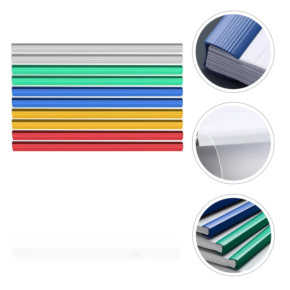 

10 шт., пластиковые карманные папки для документов